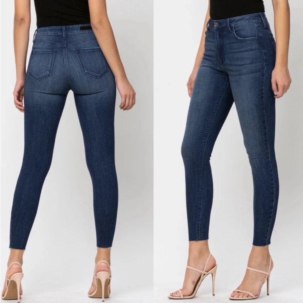 Cello Dark Wash Skinny Jeans